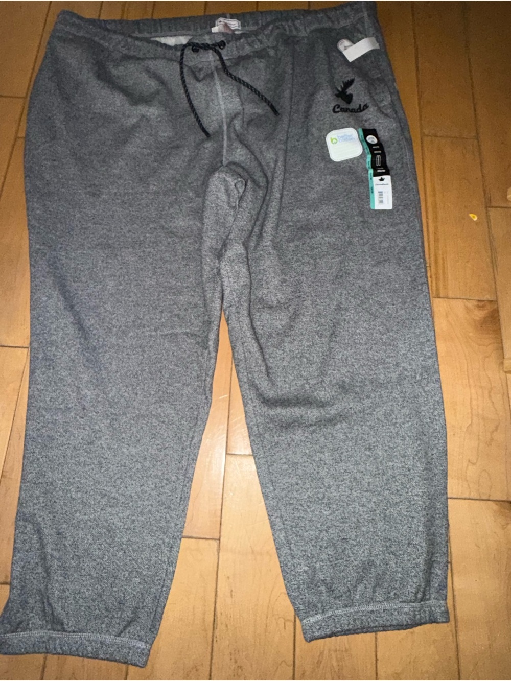 Grey adults plus size 4x' Fleece Jogger Bottoms